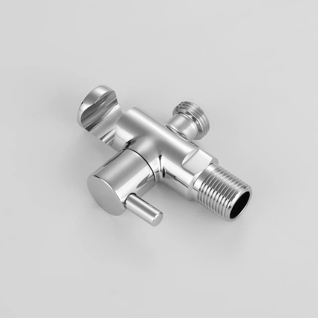 Detalle de Ibergrif M22015R doccetta per bidet con miscelatore, supporto e flessibile in finitura cromo