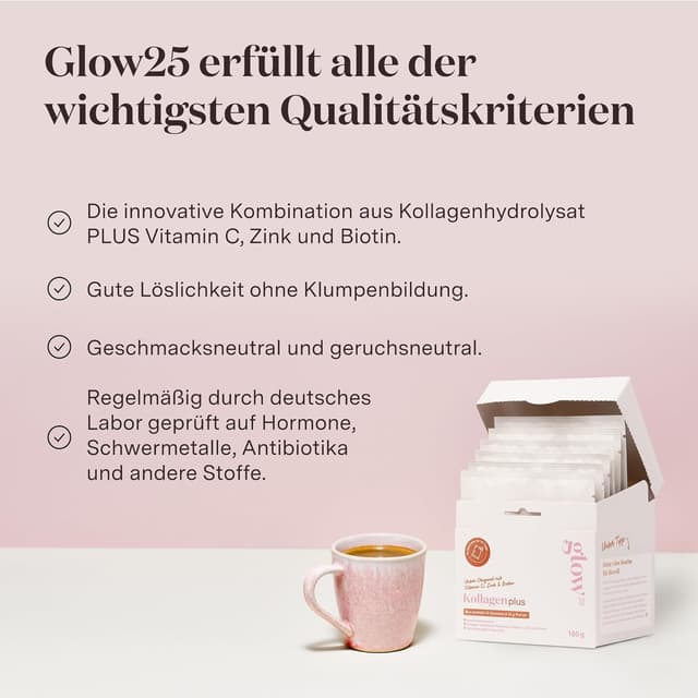 Thumbnail 1 de Glow25 Collagen Plus Sachets 10×15 g