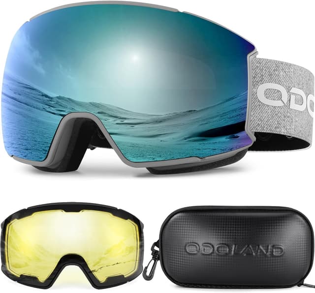 Detalle 2 de Odoland Maschera da sci con lenti intercambiabili