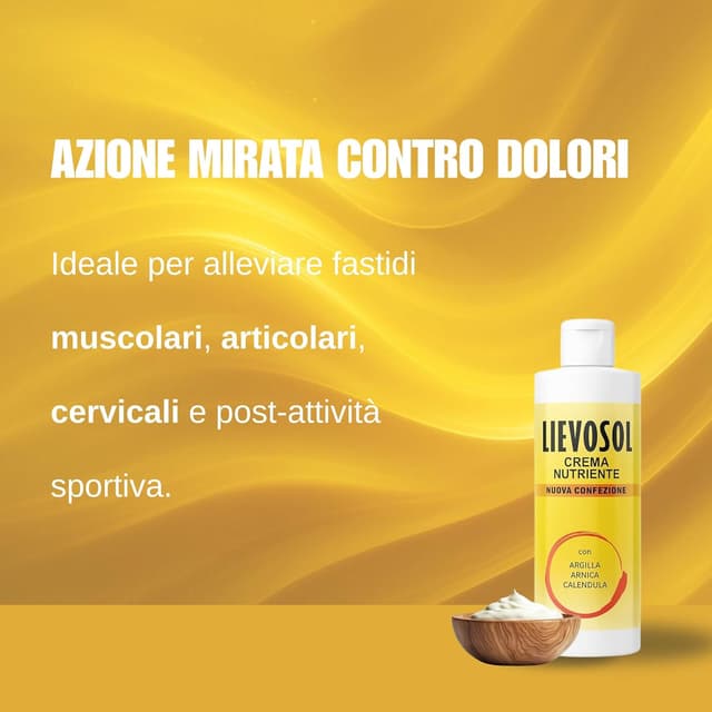Thumbnail 3 de Lievosol Crema Antidolorifica 400ml per dolori muscolari e articolari