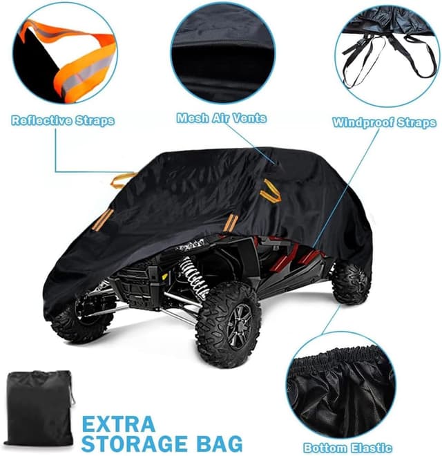 Detalle 2 de Polaris RZR UTV Cover Waterproof 4-6 Seater ๐