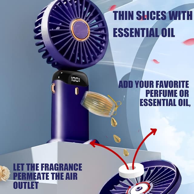 Detalle de Jsdoin Handventilator 5000 mAh