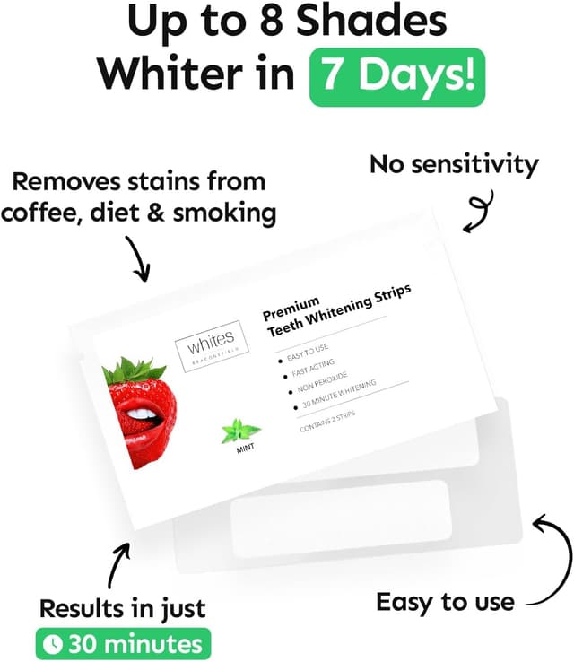 Thumbnail 2 de Whites Beaconsfield Teeth Whitening Strips 28-day kit 🪥