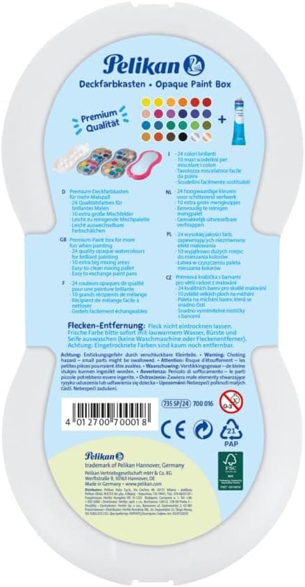 Thumbnail 3 de Pelikan Deckfarbkasten Space 24 Farben Magenta