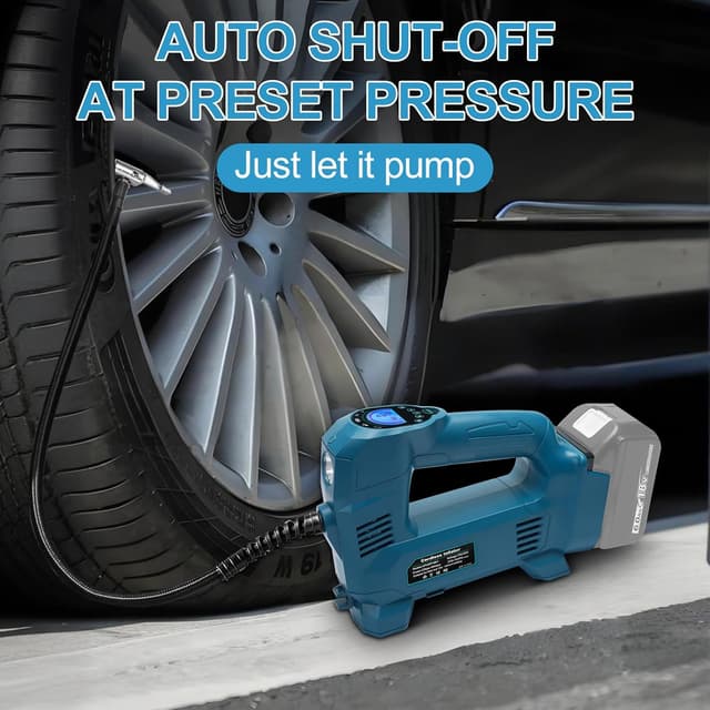 Thumbnail 6 de Powarobor 18V Akku Kompressor 150PSI