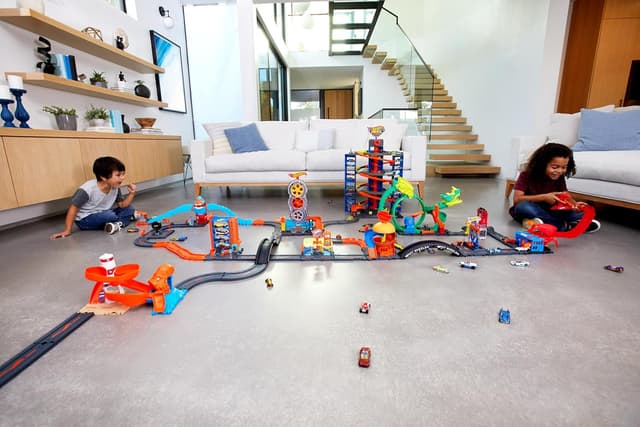 Thumbnail 1 de HOT WHEELS City Erweiterungs-Streckenset 10 Teile