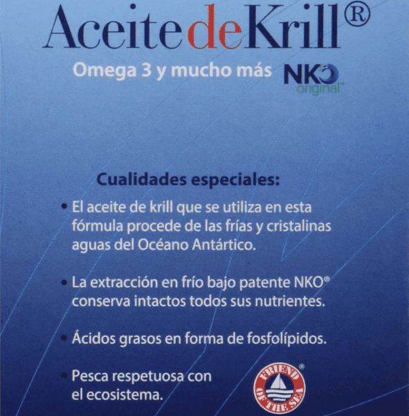Thumbnail 1 de 100% Natural Aceite de Krill NKO 120 perlas omega 3