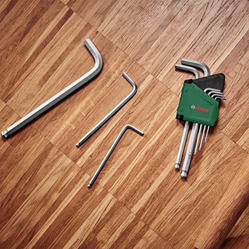 Detalle 2 de Bosch Juego de llaves hexagonales 9 piezas 🛠