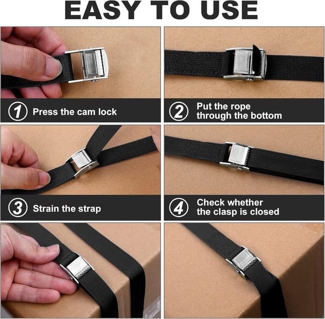 Thumbnail 3 de URAQT Tie Down Straps 2m 250kg