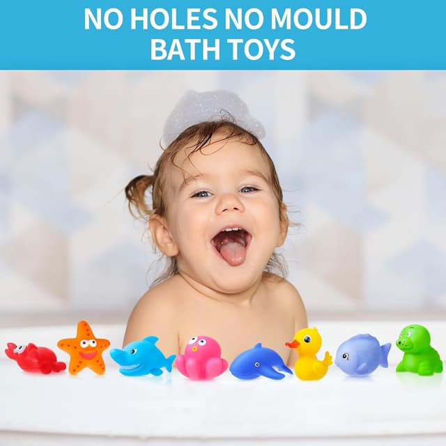 Thumbnail 6 de No Hole No Mould Baby Bath Toys 9PCS bath toys