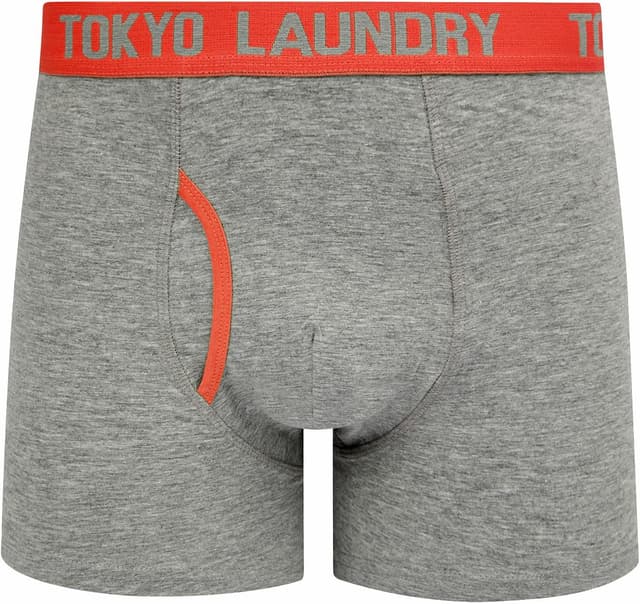 Detalle de Tokyo Laundry Men’s 2 Pack Gift Box Stretch Cotton Boxer Shorts Set