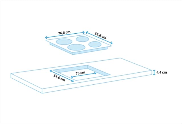 Thumbnail 1 de AEG TK85IM0FRB Induktionskochfeld mit DoubleBridge