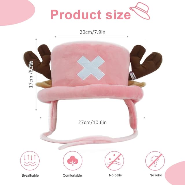 Detalle 2 de Anime Cosplay Hut Chopper, 20 cm