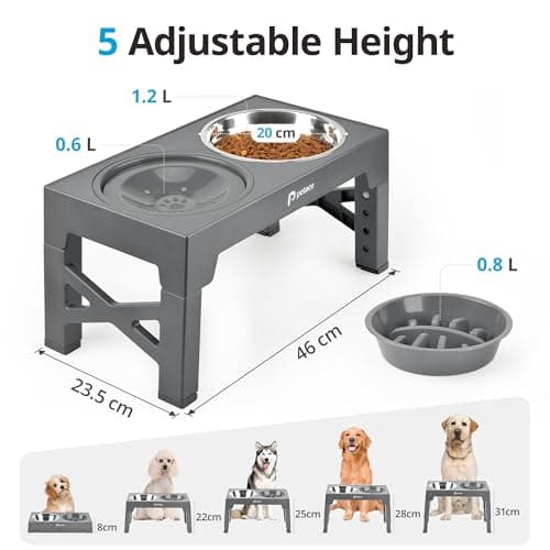 Thumbnail 5 de Petace Comedero Elevado de Acero Inoxidable