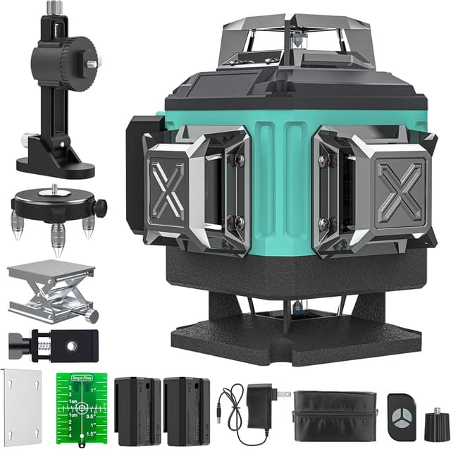 Detalle de Nivel Laser Autonivelante 360 Grados 16 Líneas