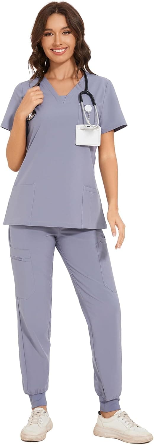 Imagen de COZYFIT Scrubs for Women 10-Pocket Set en OfertitasTOP