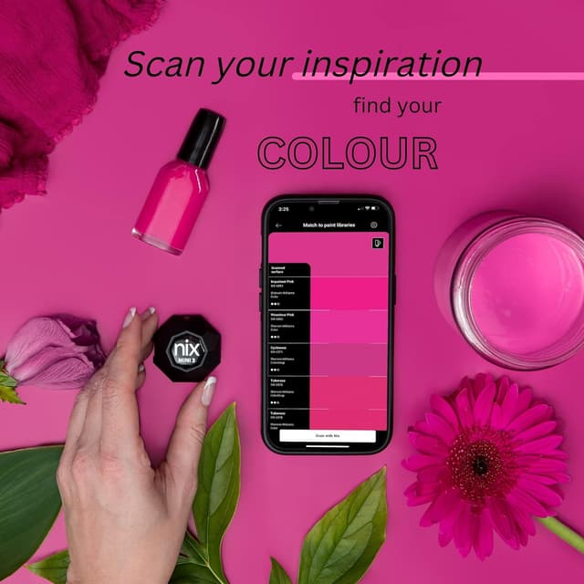 Detalle 2 de Nix Mini 3 Color Sensor for Paint Matching (RGB, HEX, CMYK) – Real-life eyedropper tool