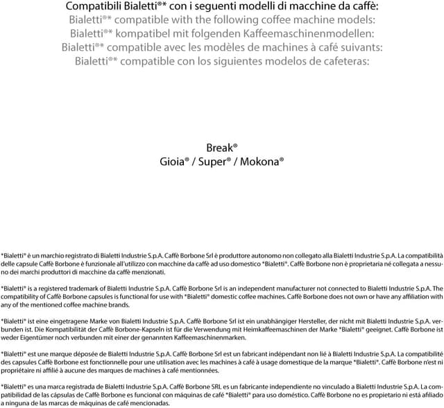 Thumbnail 5 de Caffè Borbone Oro ☕ 100 Cápsulas para Máquinas Bialetti