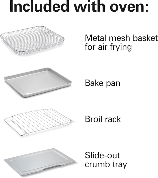 Thumbnail 4 de Hamilton Beach 4-Slice Air Fryer Oven