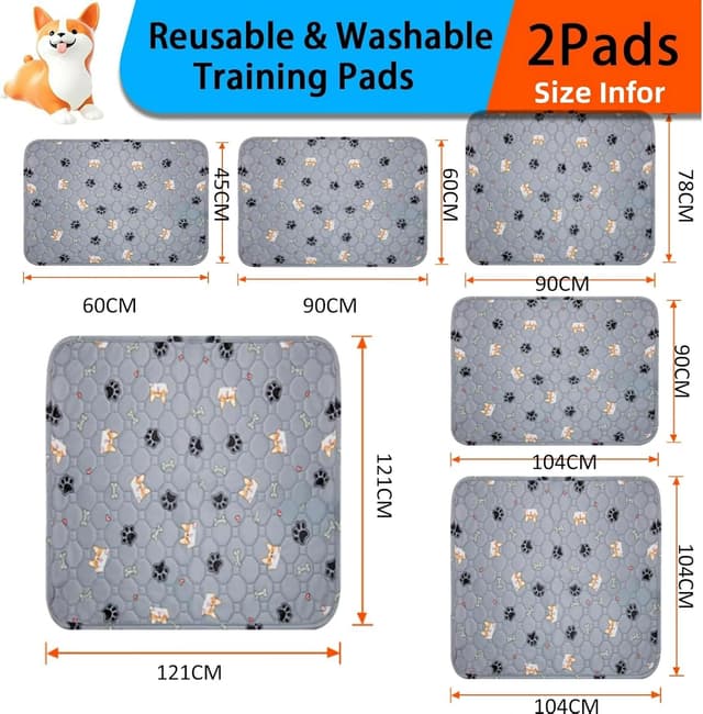 Thumbnail 4 de Washable Pee Pads for Dogs 45x60cm
