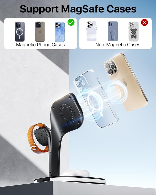 Thumbnail 6 de EXW Magnetic Wireless Charger 3‑in‑1 MagSafe station