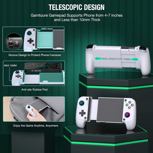 Thumbnail 5 de TUROB Wake Up wireless mobile gaming controller for iPhone and Android