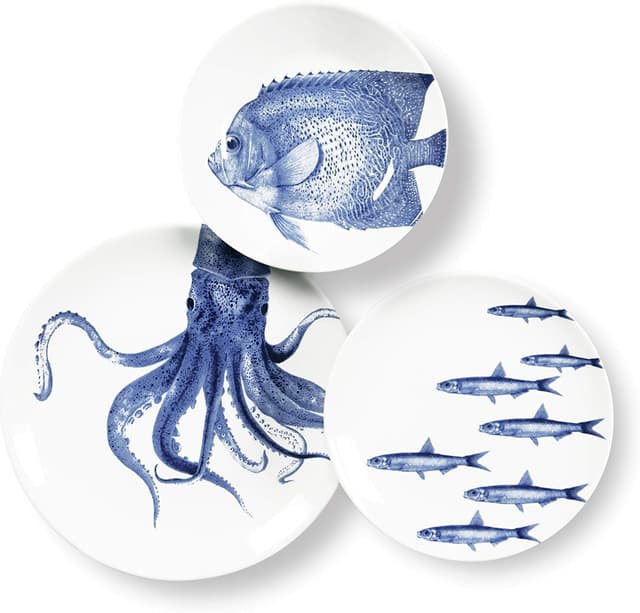 Thumbnail 1 de Excelsa Flore et Faune - Juego de 3 platos de cerámica 🍽