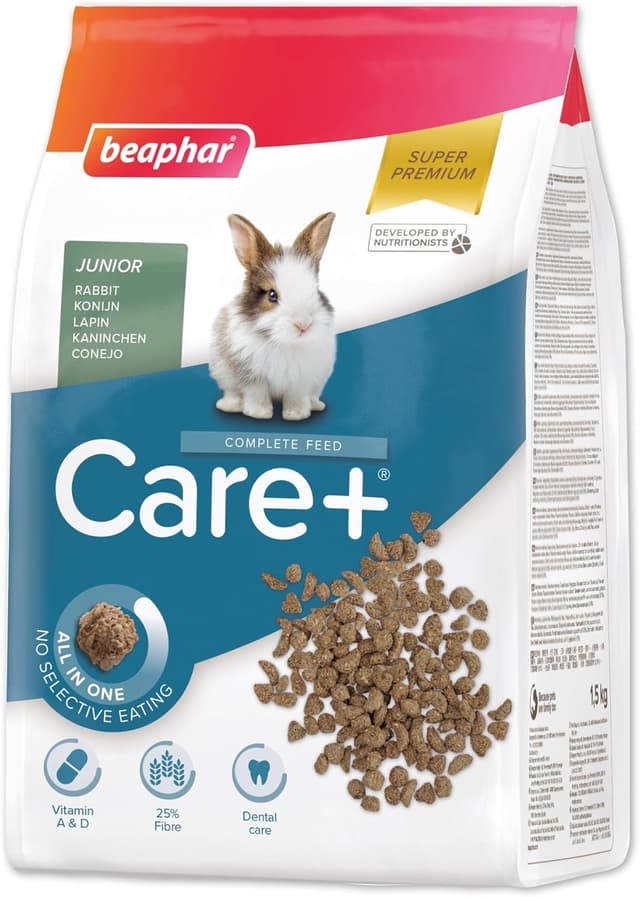 Detalle de Beaphar CARE+ Jr. Rabbit da 1,5 kg: mangime per giovani conigli