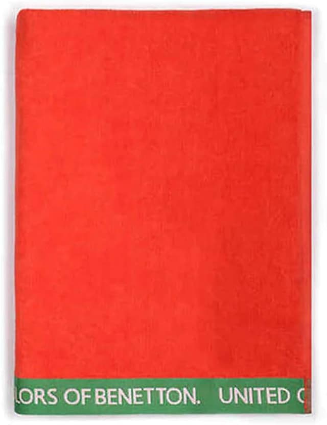 Detalle de Benetton Toalla de Playa Velour Azul Rainbow 90x160cm