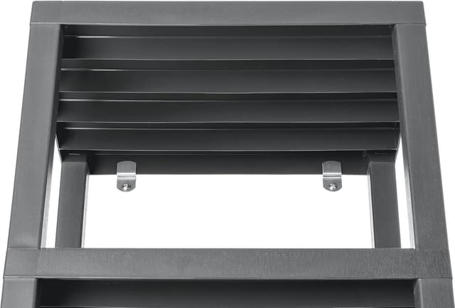 Detalle 2 de TATAY Scaffale Bagno Lombok a 4 ripiani grigio, resistente all’umidità fino a 40 kg