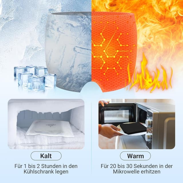 Detalle 2 de Comfytemp Migräne Maske Gel Kühlmaske 360°