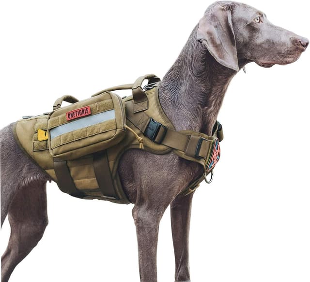 Detalle de OneTigris Lot de 2 sacs de nourriture pour chien (grand espace) avec bandes réfléchissantes