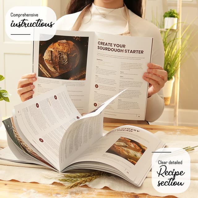 Detalle de CraftZee Sourdough Starter Kit 34 oz