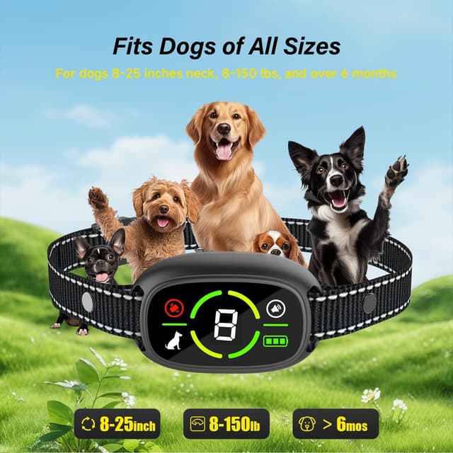 Thumbnail 6 de Collier anti-aboiement rechargeable pour chien (4 modes, 5 niveaux) étanche IP67