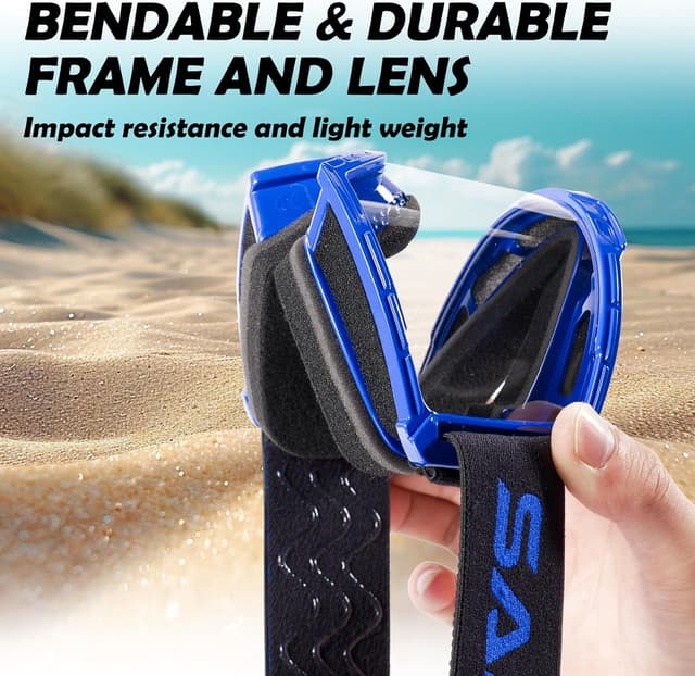 Detalle 2 de SAKOU Kinder Motorradbrille mit UV400-Schutz 85 g