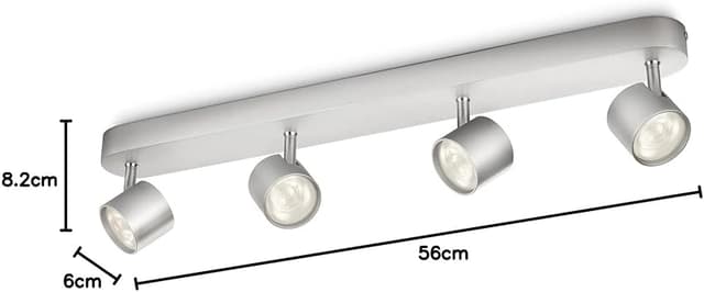 Thumbnail 5 de Philips myLiving Star - Foco de techo blanco, luz cálida 🌟