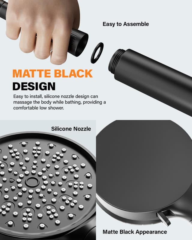 Thumbnail 6 de Cobbe Hard Water Filter Shower Head