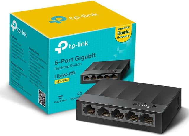Detalle de TP-Link LS1005G 5-Port Gigabit Ethernet Switch