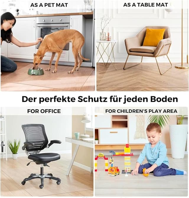 Thumbnail 3 de Artwelt Nappe de protection de table transparente 2.2mm