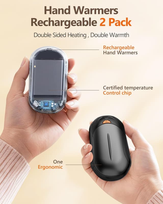 Detalle 2 de BOSONER Handwärmer Elektrisch 6000mAh Taschenwärmer
