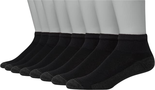 Thumbnail 6 de Hanes Max Cushioned Ankle Socks for Men (multiple packs) — moisture-wicking comfort and reinforced durability