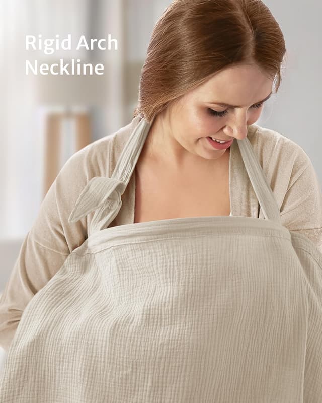 Thumbnail 3 de Blissful Diary Muslin Nursing Cover