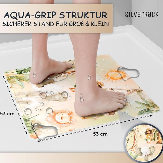 Thumbnail 2 de SilverRack Tapis de douche 53 x 53 cm