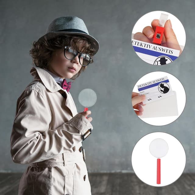 Detalle de Kit de détective espionnage pour enfants OSDUE – 56 pièces avec stylo secret et carnet