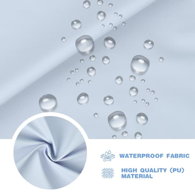 Detalle de Vicloon Baby-Lätzchen mit langen Ärmeln, wasserdicht mit Tasche – Grün (6 bis 12 Monate)