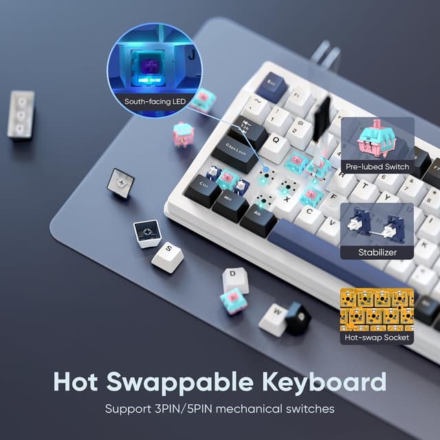 Thumbnail 5 de RedThunder K95 Wireless Keyboard 8000mAh ⌨