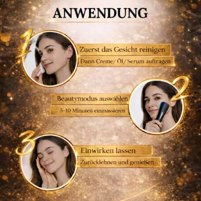 Detalle 2 de Beauty Lumèra PRO Anti-Aging & RF Gerät mit Lichttherapie, 6 Funktionen in 1