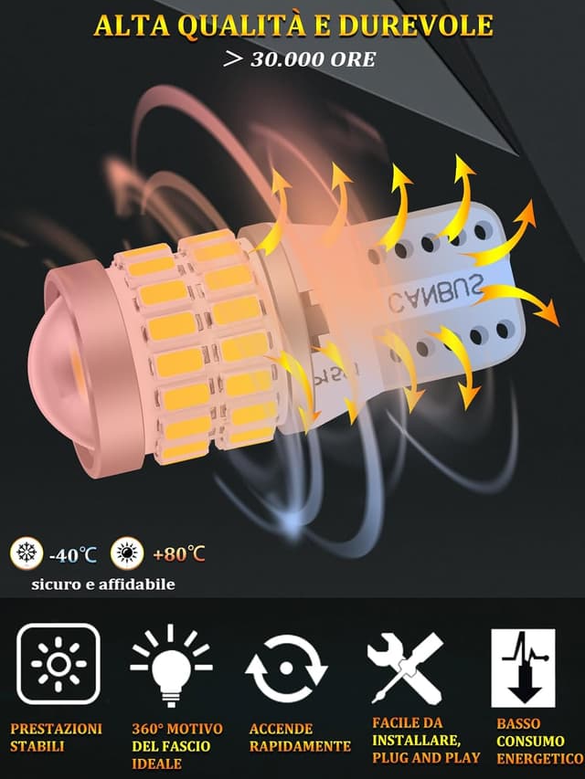 Thumbnail 3 de XELORD 1156 P21W Lampadine LED 6000K