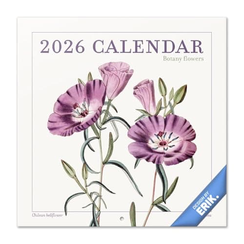 Imagen de Grupo Erik Calendario 2026 pared Flores — 30×30 cm 📅 en OfertitasTOP