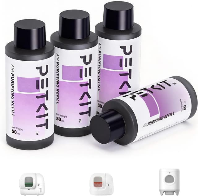 Imagen de PETKIT Purifiants Recharges 4×50 ml pour litière en OfertitasTOP